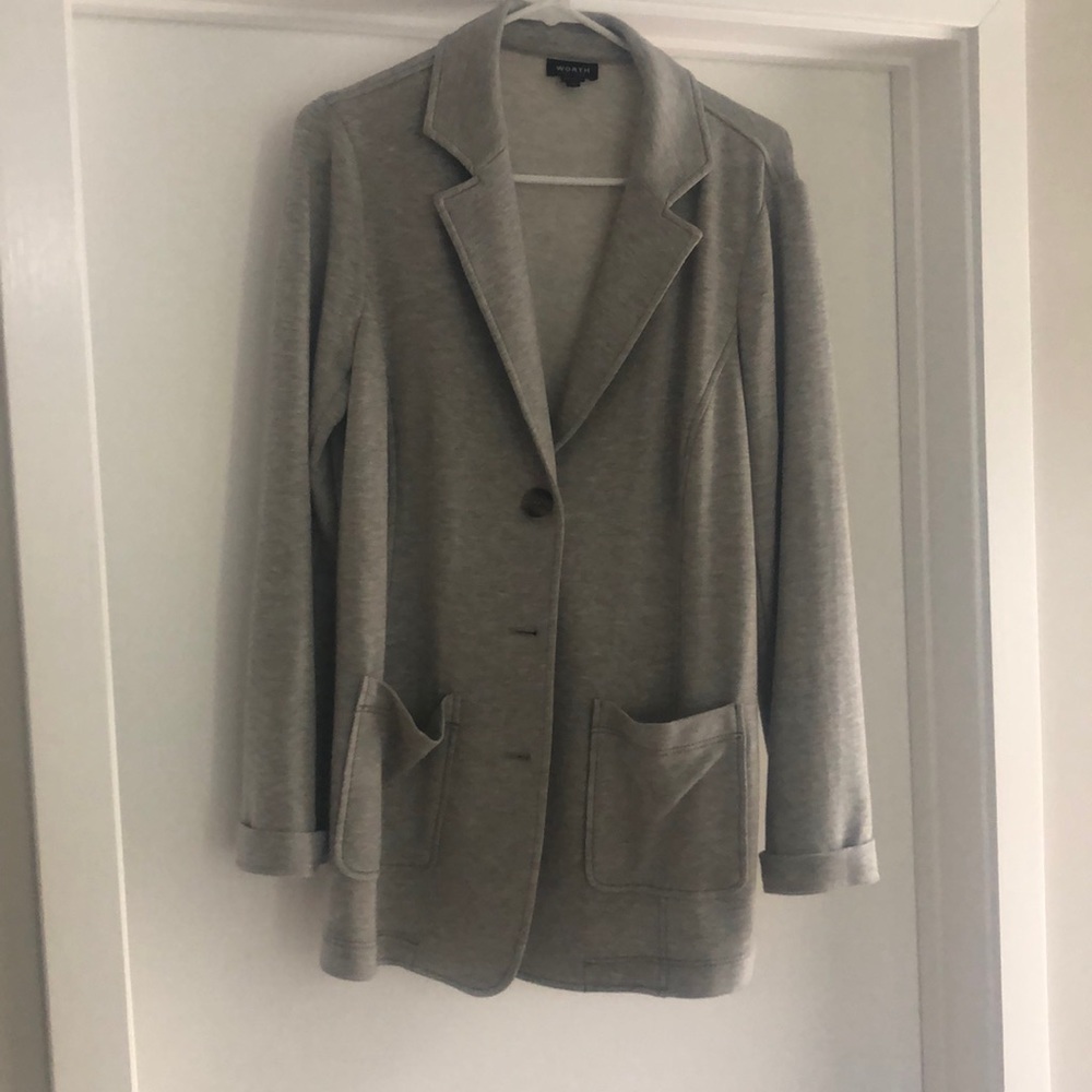 Worth sweat jacket material blazer